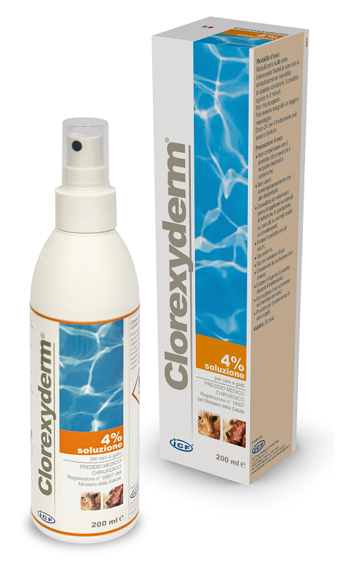 CLOREXYDERM SOLUZIONE 4% 200 ML