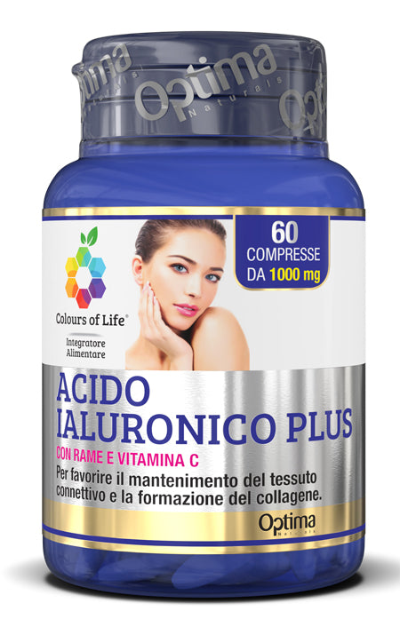 COLOURS OF LIFE ACIDO IALURONICO PLUS 60 COMPRESSE 1000 MG