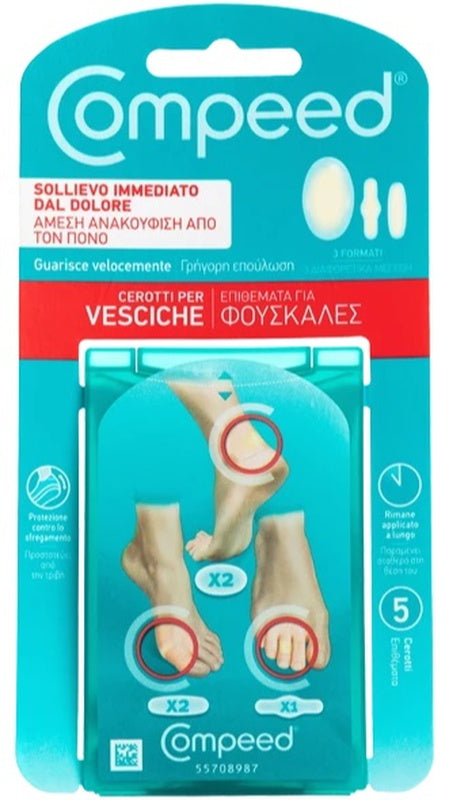 COMPEED BLISTER PLASTERS MIXED 5 PIECES