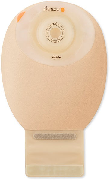 DANSAC NOVALIFE TRE 1 SACCA APERTA OPACA SOFTCONVEX MAXI PER ILEOSTOMIA CON FINESTRA RITAGLIABILE 15-44MM 520 ML 10 PEZZI