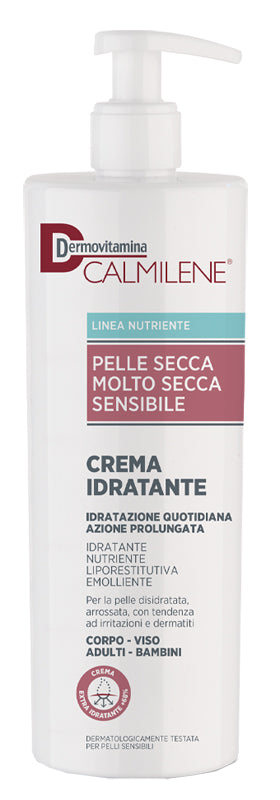 DERMOVITAMINA CALMILENE MOISTURIZING CREAM FOR DRY, VERY DRY OR SENSITIVE SKIN 500 ML