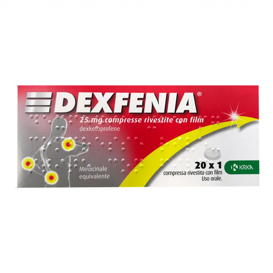 DEXFENIA 25 MG COMPRESSE RIVESTITE CON FILM