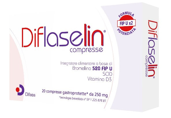 DIFLASELIN 20 COMPRESSE GASTROPROTETTE 250 MG