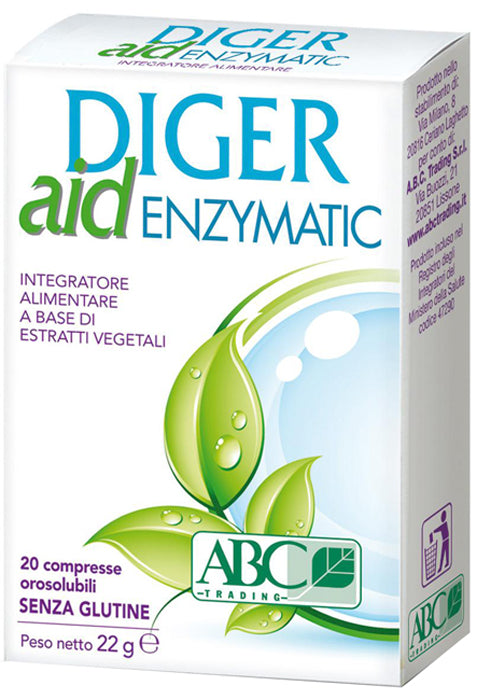 DIGER AID ENZYMATIC 20 TABLETS