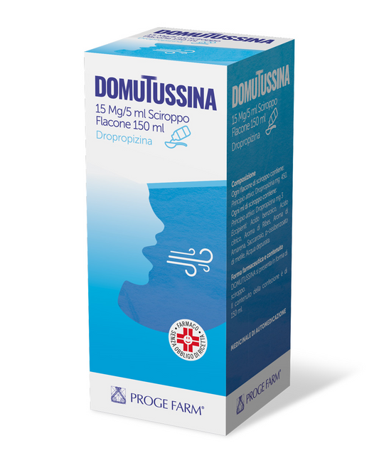 DOMUTUSSINA 15 MG/5 ML SCIROPPO - FLACONE 150 ML