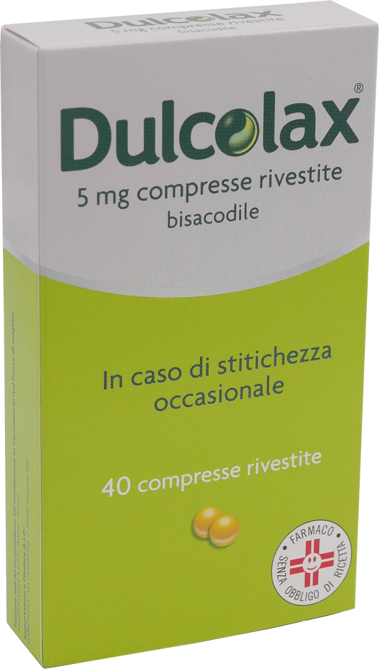 DULCOLAX 5 MG COATED TABLETS, 40 TABLETS IN PVC/PVDC BLISTER