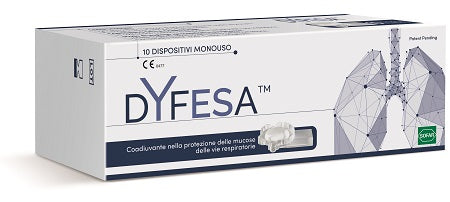 DYFESA 10 DISPOSITIVI MONOUSO PER INALAZIONE