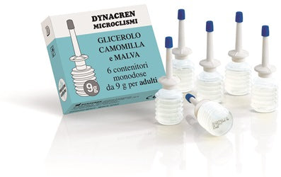 DYNACREN CHAMOMILE AND MALLOW MICROENEMAS 6 PIECES OF 9 G FOR ADULTS