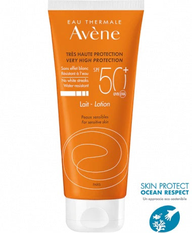 EAU THERMALE AVENE SOLARE LATTE SPF50+ 100 ML NUOVA FORMULA