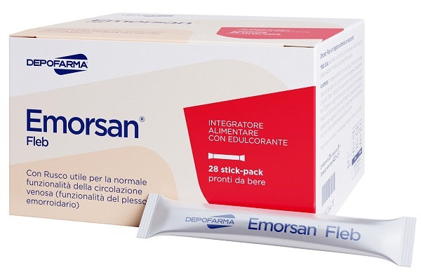 EMORSAN FLEB 28 STICKS OF 15 ML