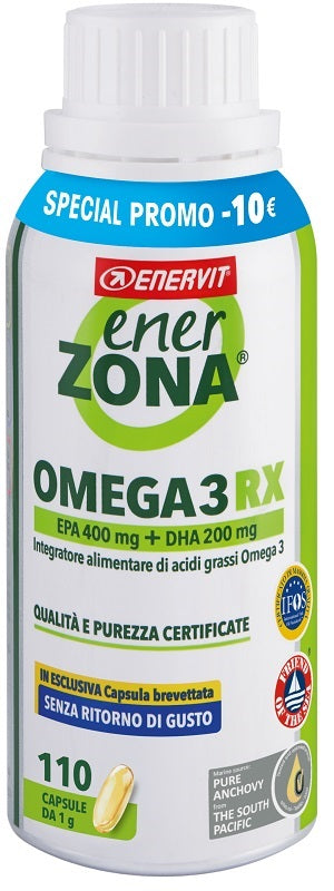 ENERZONA OMEGA 3 RX 110 CAPSULE DA 1 G TAGLIO PREZZO -10 EURO