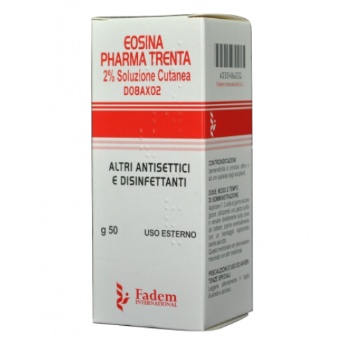 EOSINA PHARMA TRENTA "2% SOLUZIONE CUTANEA"FLACONE 50 G"