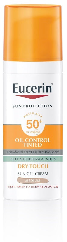 EUCERIN SUN OIL CONTROL TINTED CREAM SPF50+ 50 ML