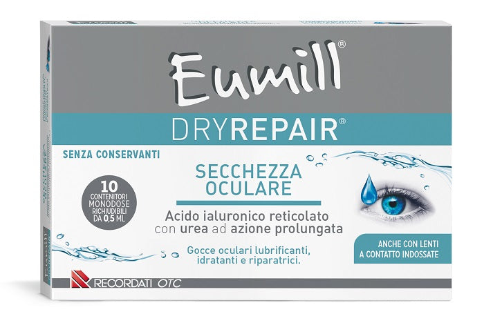 EUMILL DRYREPAIR EYE DROPS 10 PIECES OF 0.5 ML