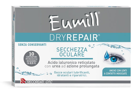 EUMILL DRYREPAIR EYE DROPS 10 PIECES OF 0.5 ML
