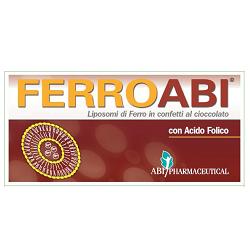 FERROABI 20 CHOCOLATE SOLUBLE CANDY SWEETS BLISTER 30 G