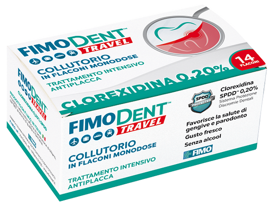 FIMODENT TRAVEL CHLORHEXIDINE MOUTHWASH SPDD 0.20% 14 SINGLE-DOSE VIALS 10 ML