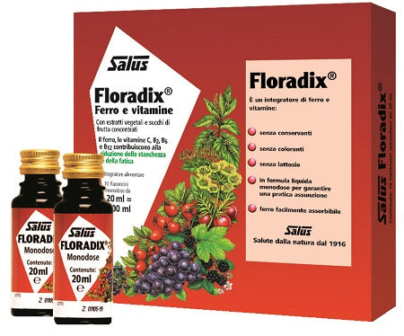 FLORADIX SINGLE-DOSE 10 VIALS OF 20 ML