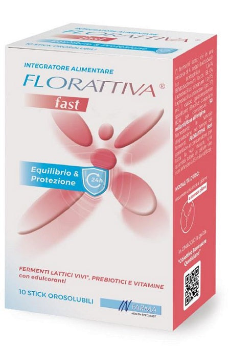 FLORATTIVA FAST 10 OROSOLUBLE STICKS
