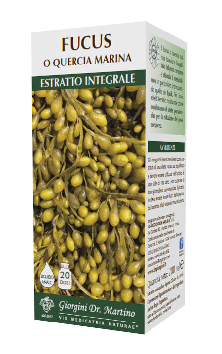 FUCUS O QUERCIA MARINA ESTRATTO INTEGRALE ANALCOLICO 200 ML