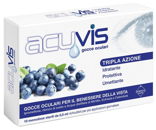 ACUVIS EYE DROPS 10 VIALS 0.5 ML