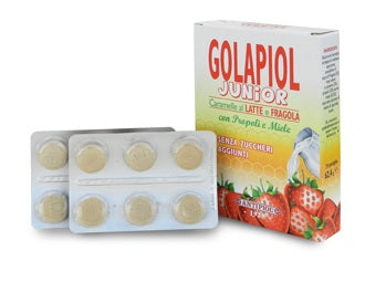 GOLAPIOL JUNIOR LATTE FRAGOLA 24 COMPRESSE