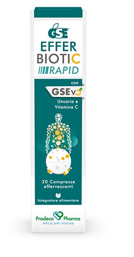 GSE EFFERBIOTIC RAPID 20 TABLETS