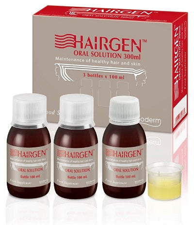 HAIRGEN ORAL SOLUTION 3 BOTTLES OF 100 ML
