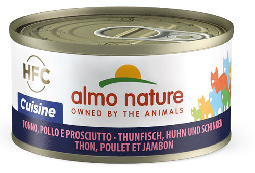 HFC CAT CUISINE TONNO POLLO E PROSCIUTTO 70 G