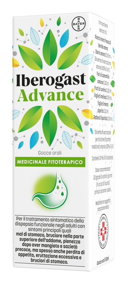IBEROGASTADVANCE ORAL DROPS LIQUID 1 GLASS BOTTLE OF 50 ML WITH DROPPER APPLICATOR