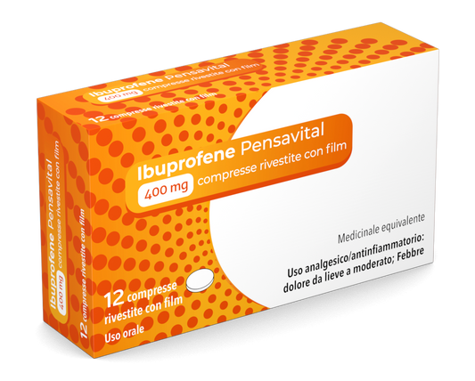 IBUPROFENE PENSA 400 MG FILM-COATED TABLETS 12 TABLETS IN AI/PVC/PVDC BLISTER