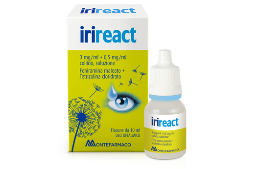 IRIREACT 3 MG/ML + 0,5 MG/ML COLLIRIO, SOLUZIONE