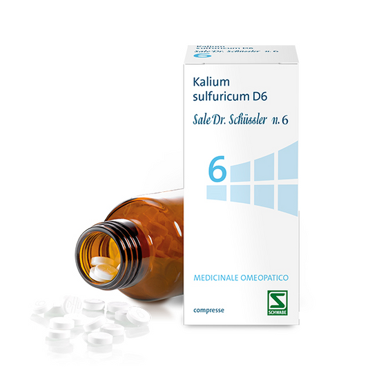 KALIUM SULFURICUM D6 SALE DR.SCHUSSLER N.6*D6 200 cpr flacone