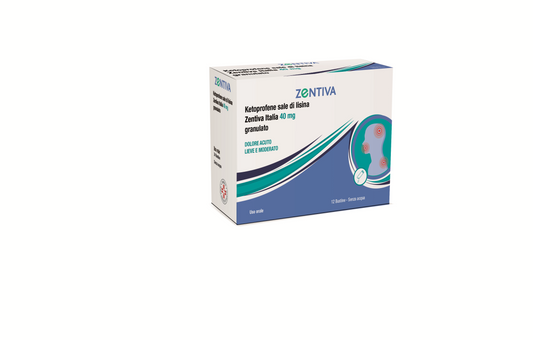 KETOPROFENE SALE DI LISINA ZENTIVA ITALIA 40 MG GRANULATO