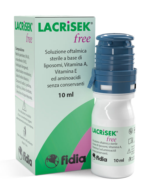 LACRISEK FREE OPHTHALMIC SOLUTION WITHOUT PRESERVATIVES 10 ML