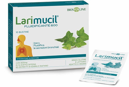 LARIMUCIL FLUIDIFICANTE 600 10 BUSTINE