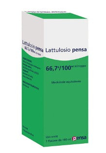 LATTULOSIO PENSA 66,7 G/100 ML SCIROPPO 1 FLACONE IN VETRO DA 180 ML CON BICCHIERE DOSATORE