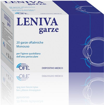 LENIVA GARZE OFTALMICHE 20 PEZZI