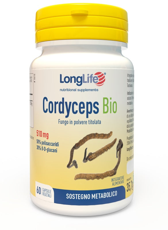 LONGLIFE CORDYCEPS ORGANIC 60 CAPSULES