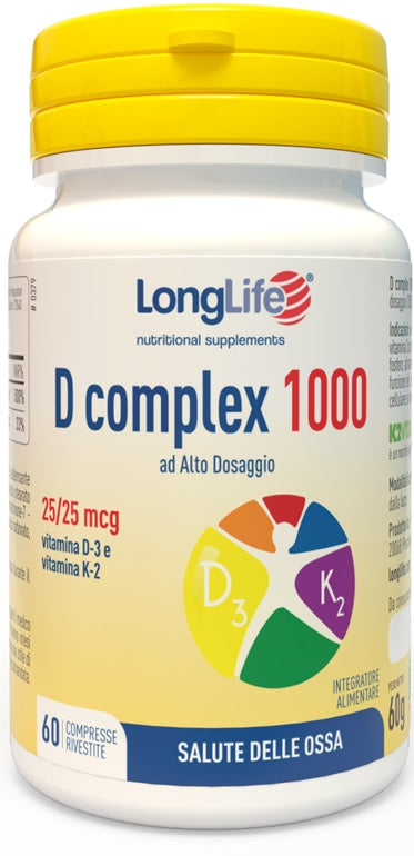 LONGLIFE D COMPLEX 1000 60 TABLETS