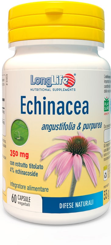 LONGLIFE ECHINACEA 60 VEGETABLE CAPSULES