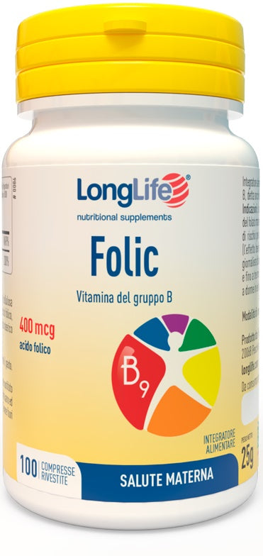 LONGLIFE FOLIC 400 MCG 100 TABLETS