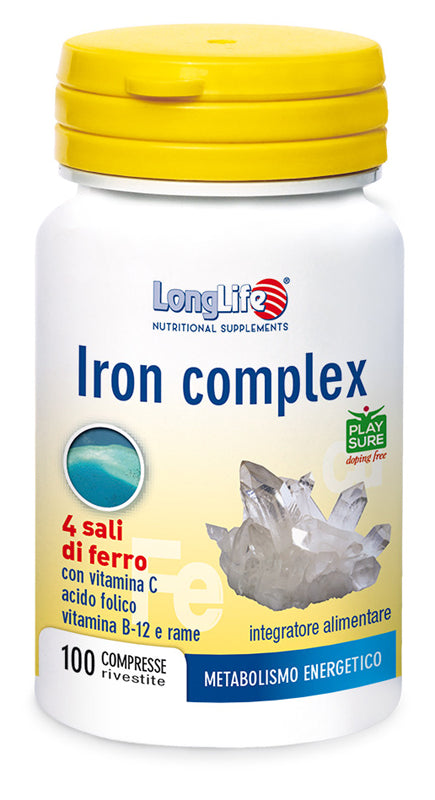 LONGLIFE IRON COMPLEX 100 COATED TABLETS