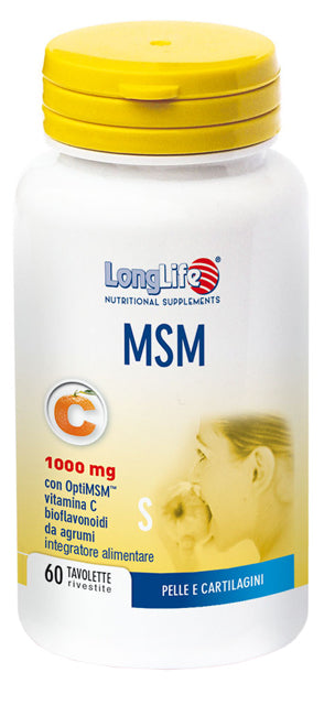 LONGLIFE MSM 1000 MG 60 TABLETS