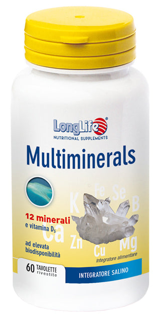 LONGLIFE MULTIMINERALS 60 COATED TABLETS