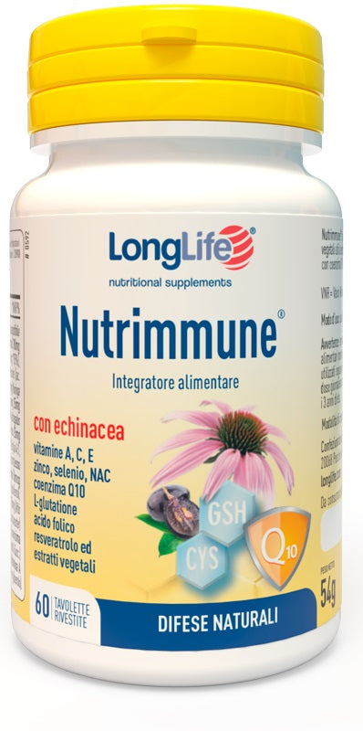 LONGLIFE NUTRIMMUNE 60 COATED TABLETS