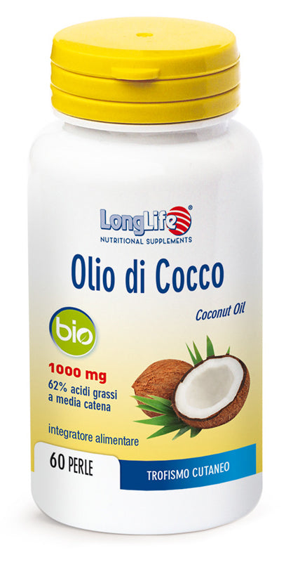 LONGLIFE OLIO COCCO BIO 60 PERLE IN GELATINA