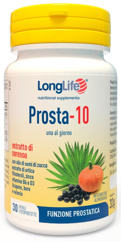 LONGLIFE PROSTA-10 30 PHOTOPROTECTIVE PEARLS