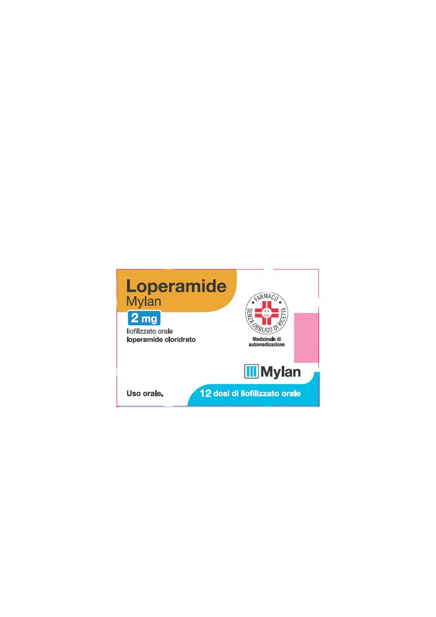 LOPERAMIDE MY 2 MG LIOFILIZZATO ORALE 12 DOSI DI LIOFILIZZATO ORALE IN BLISTER PVC/PA/AL/PVC/PAP/PET/AL