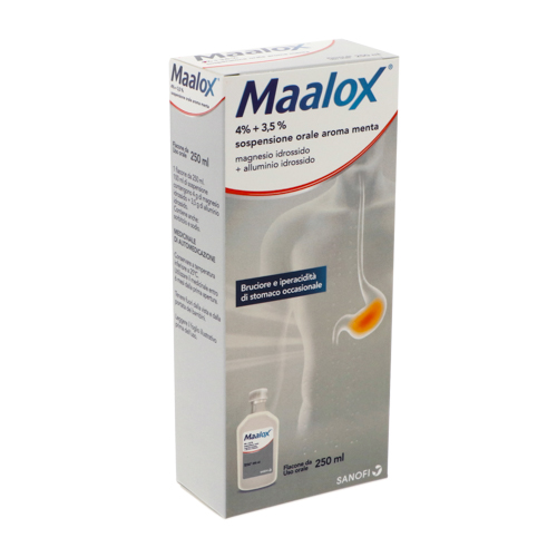 MAALOX 4% + 3,5% SOSPENSIONE ORALE AROMA MENTA